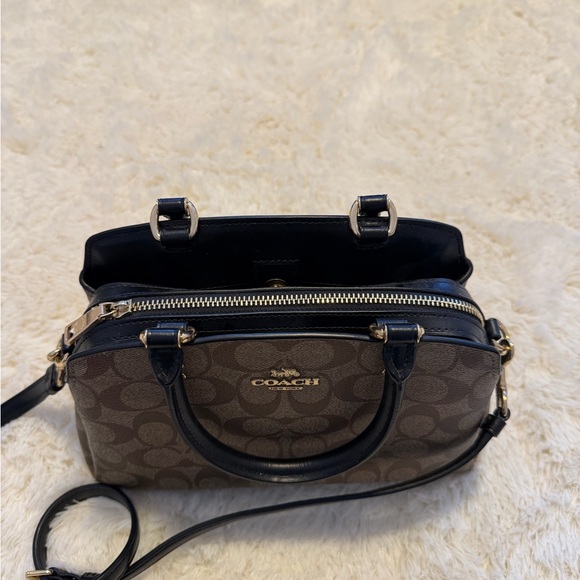 Coach Brown and Black Crossbody Bag - Picture 3 of 4